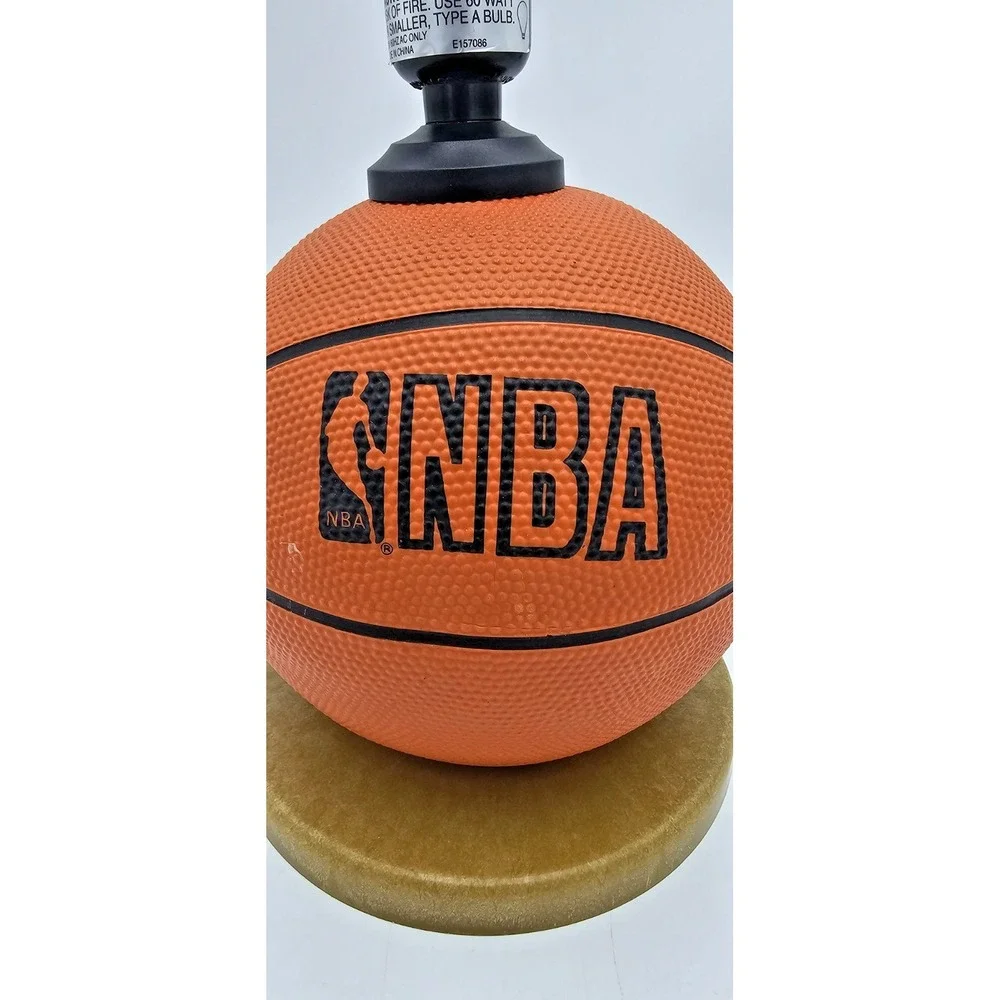 Basketball Lamp Spalding NBA Light Preowned 85in Cord Sports Decor No Shade